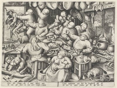 mastná kuchyně Štíhlá kuchyně a mastná kuchyně (název série) od Pieter van der Heyden