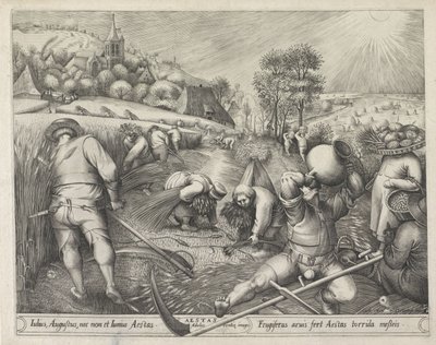 Léto Aestas (název na objektu) The Four Seasons (název série) od Pieter van der Heyden