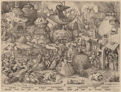 Hrdost od Pieter van der Heyden after Pieter Bruegel the Elder