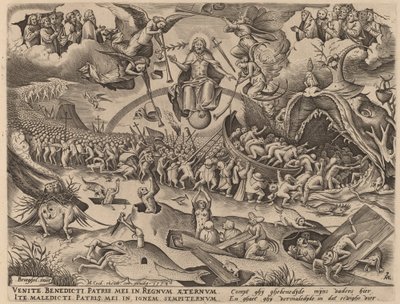 Poslední soud od Pieter van der Heyden after Pieter Bruegel the Elder