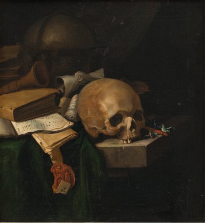 Zátiší Vanitas od Pieter van der Willigen