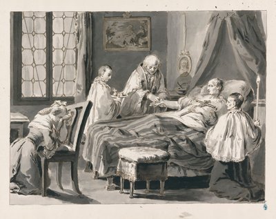 Extrémní pomazání ze sedmi svátostí od Pietro Antonio Novelli
