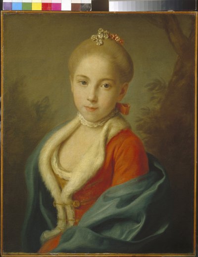 Portrét princezny Kateřiny z Holštýnska-Beck, 1760-62 od Pietro Antonio Rotari