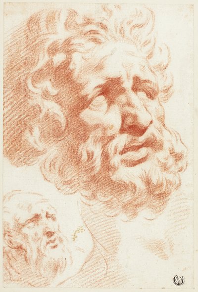 Dvě vousaté hlavy od Pietro Dandini