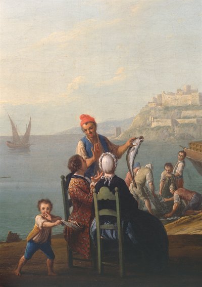 Rybář (detail) od Pietro Fabris