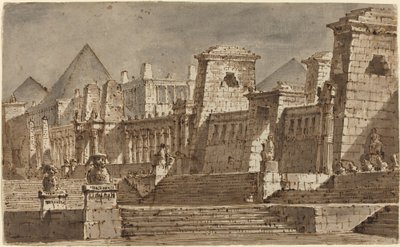 Egyptská scénografie od Pietro Gonzaga