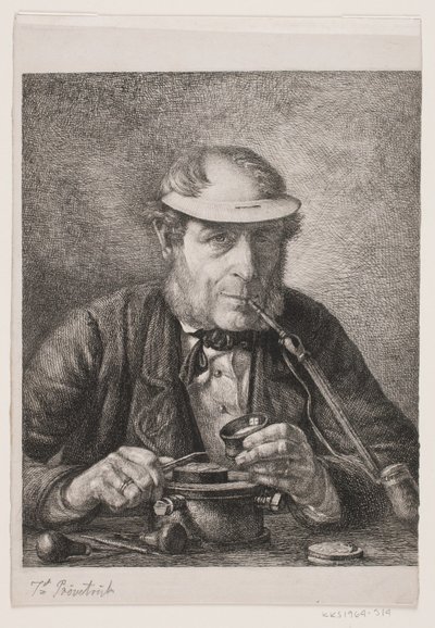 Portrét umělcova otce, medailéra F.C. Crohnovi od Pietro Købke Krohn