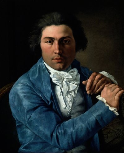 Portrét architekta Giuseppe Valadiera, c. 1795. od Pietro Labruzzi