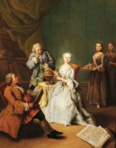 Hodina zeměpisu od Pietro Longhi