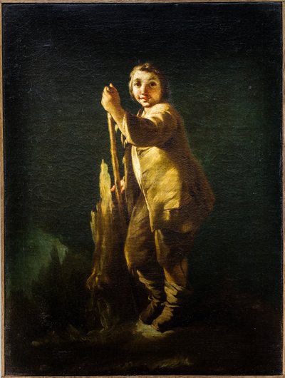 Stojící pastýř, asi 1740 (olej na plátně) od Pietro Longhi