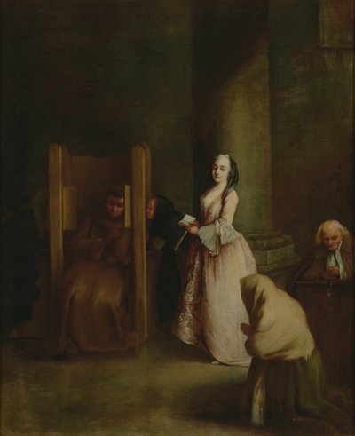 Vyznání, 1750 od Pietro Longhi