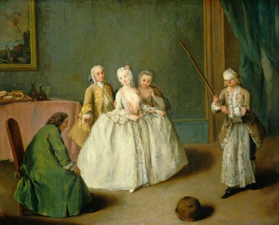 The Game of the Cooking Pot, c. 1744. od Pietro Longhi