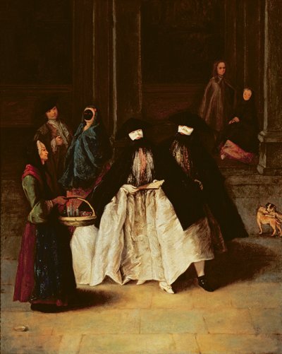 Prodejce parfémů (olej na plátně) (viz alo 166068) od Pietro Longhi