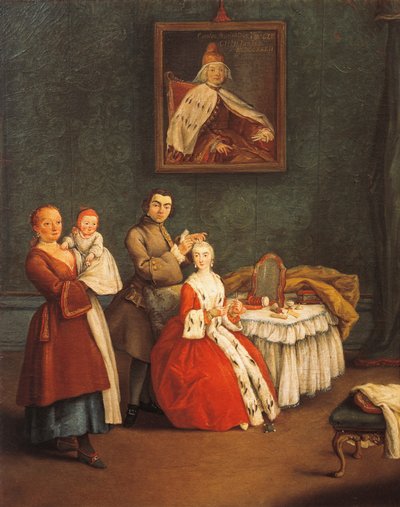 Kadeřník, Pietro Longhi (1701-1785) od Pietro Longhi