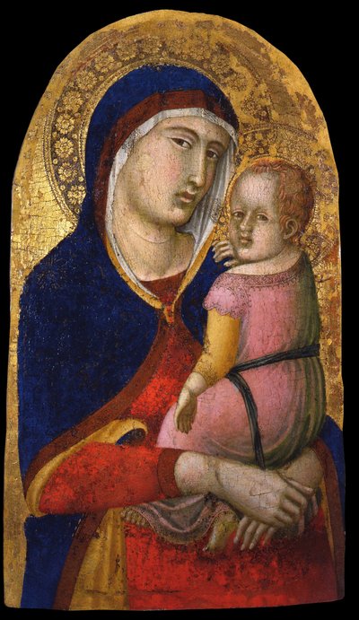 Madonna s dítětem, asi 1340 od Pietro Lorenzetti