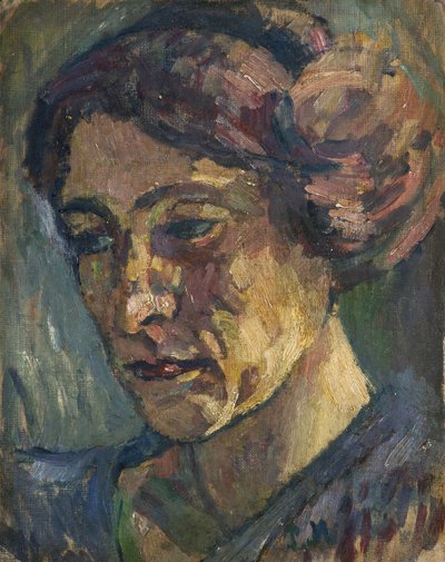 Portrét manželky, 1929 od Pietro Marussig
