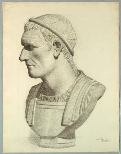 Busta římského senátora (vykreslení ze sádrového odlitku) od Pietro Montana