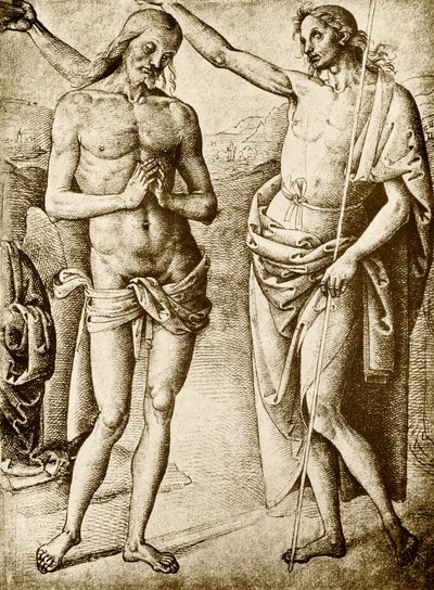 Křest Kristův od Pietro Perugino