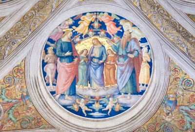Kristus pokoušen ďáblem od Pietro Perugino