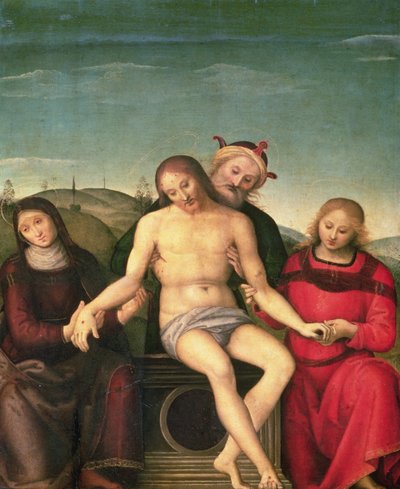 Pieta, 1497 (tempera a olej na panelu) od Pietro Perugino