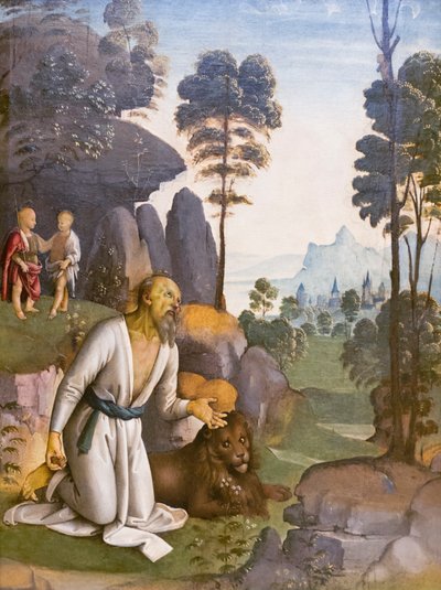 Svatý Jeroným v pokání od Pietro Perugino