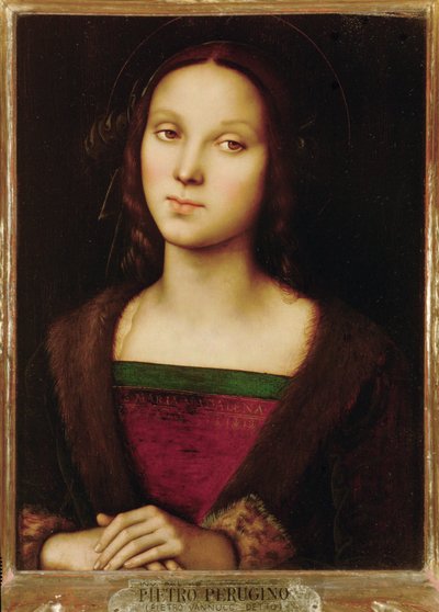 Svatá Marie Magdaléna (malba na dřevě) od Pietro Perugino