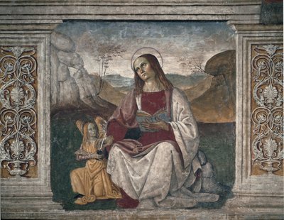 Svatý Matouš evangelista (Fresco od Pietro Perugino