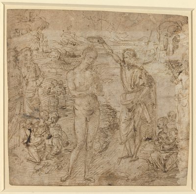 Křest Kristův od Pietro Perugino