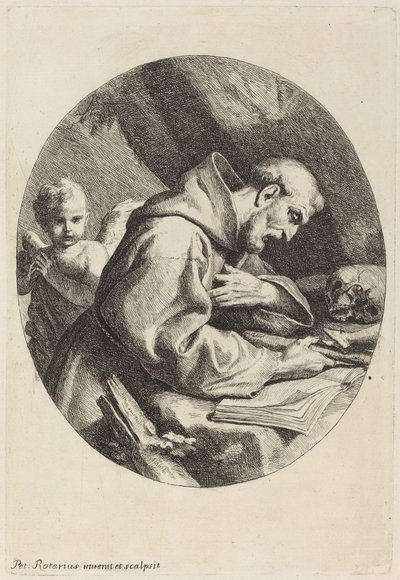 Svatý František od Pietro Antonio Rotari