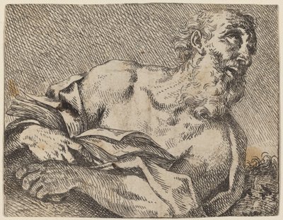 Svatý Jeroným od Pietro Rotari after Antonio Balestra