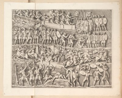 Reliéfy na oblouku Septimia Severa v Římě od Pietro Sante Bartoli