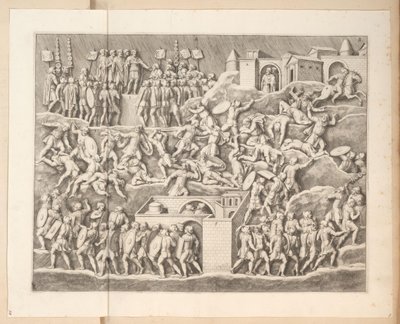 Reliéfy na oblouku Septimia Severa v Římě od Pietro Sante Bartoli