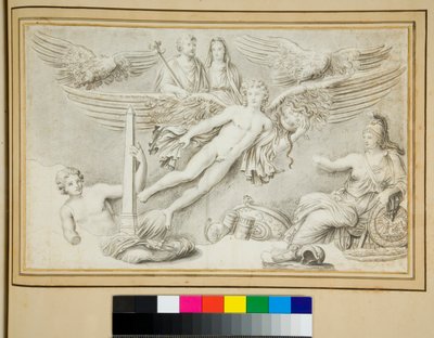 Apoteóza Antonina a Faustiny (křída) od Pietro Santi Bartoli