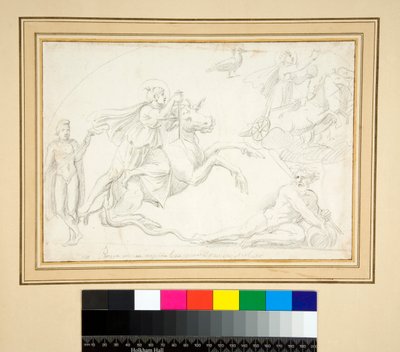 Mithraická scéna (tužka) od Pietro Santi Bartoli