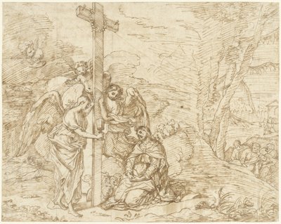Kristus v zahradě Getsemanské od Pietro Testa (possibly)