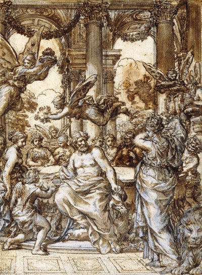Kybele před Radou bohů, od Pietro da Cortona