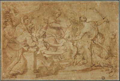 Šalamounův soud od Pietro da Cortona