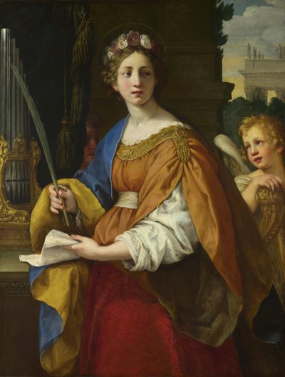 Svatá Cecílie, 1620-1625 od Pietro da Cortona