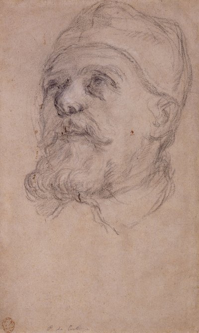 Hlava papeže Urbana VIII od Pietro da Cortona