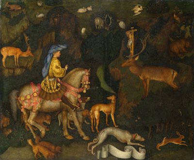 Vize svatého Eustace od Antonio Pisanello