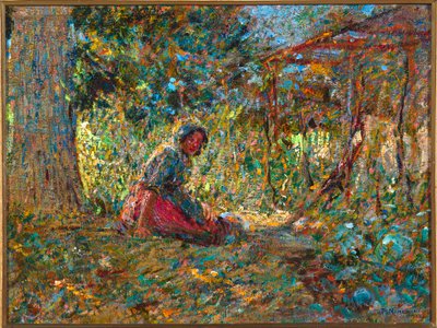 V zahradě, kolem roku 1891 od Plinio Nomellini