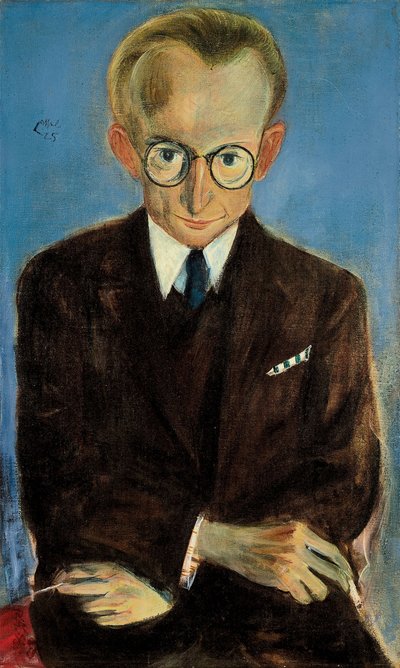Portrét Paula Fechtera 1880-1958, 1925. od Pol Cassel