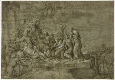 Klanění pastýřů od Polidoro da Caravaggio