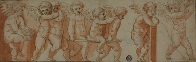 Vlys s osmi putti od Polidoro da Caravaggio
