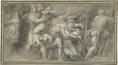 Loupež Sabine Virgin od Polidoro da Caravaggio