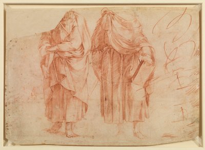 Tři vlysy groteskního ornamentu, verso, 16. století od Polidoro da Caravaggio