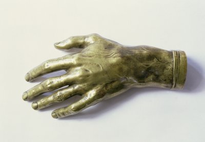 Odlitek levé ruky Frederika Chopina (1810-49) (bronz) od Polish School