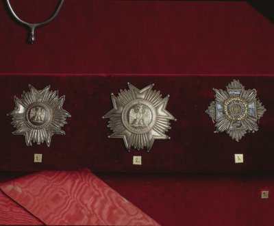 Řád knížete Josefa Antona Poniatowského (1763-1813) (stříbro se stříbrnou nití a flitry) od Polish School