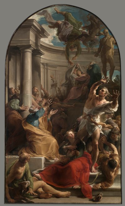 Pád Simona Maguse, c. 1745-1750. od Pompeo Batoni