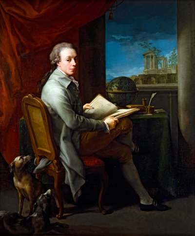 Dvojice portrétů, Pán (na plátně) od Pompeo Girolamo Batoni